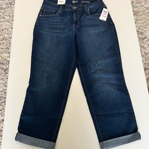 Style & Co. Cropped Boyfriend Jeans (NWT)